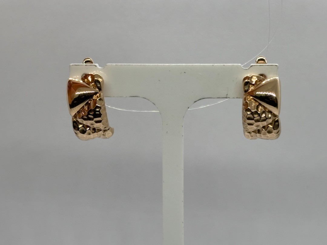 СЕРЬГИ БЕЗ КАМНЯ (Au 585)