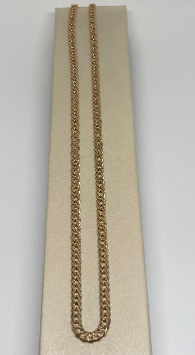 ЦЕПЬ ПОЛНОВЕСНАЯ Ромб двойной (Au 585)