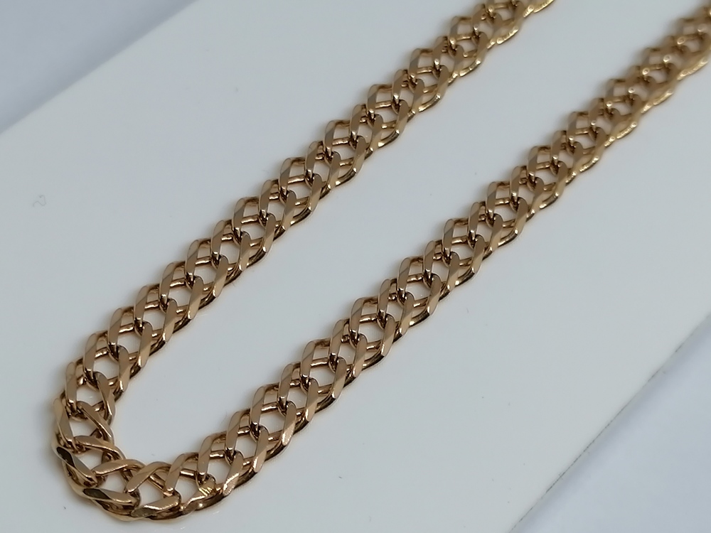 ЦЛР2585 ЦЕПЬ ПОЛНОВЕСНАЯ Ромб двойной (Au 585)