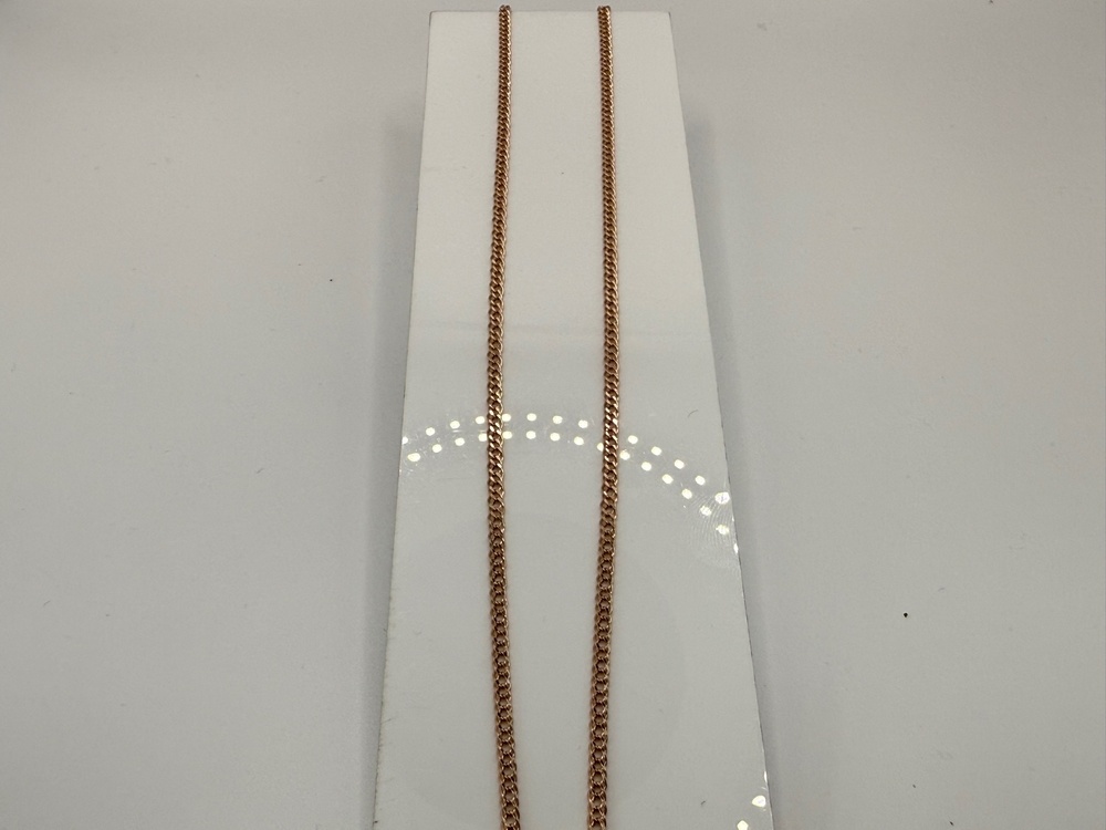 ЦЕПЬ ПУСТОТЕЛАЯ Ромб двойной (Au 585)