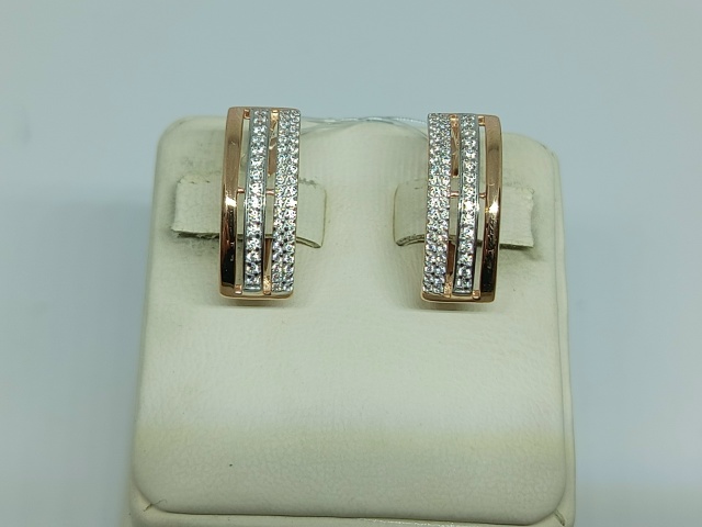 СЕРЬГИ С КАМНЯМИ (Au 585)