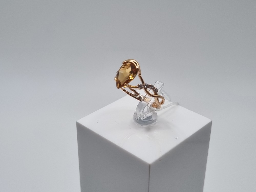 КОЛКМИ585 КОЛЬЦО С КАМНЯМИ (Au 585)