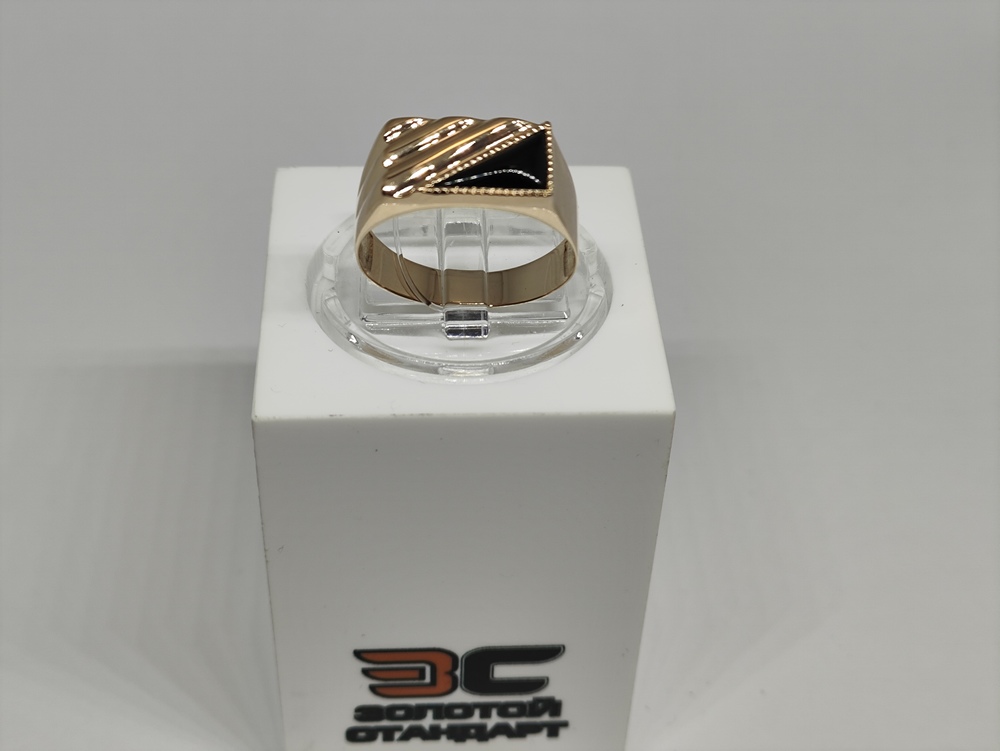 ПЕЧАТКА С КАМНЕМ (Au 585)