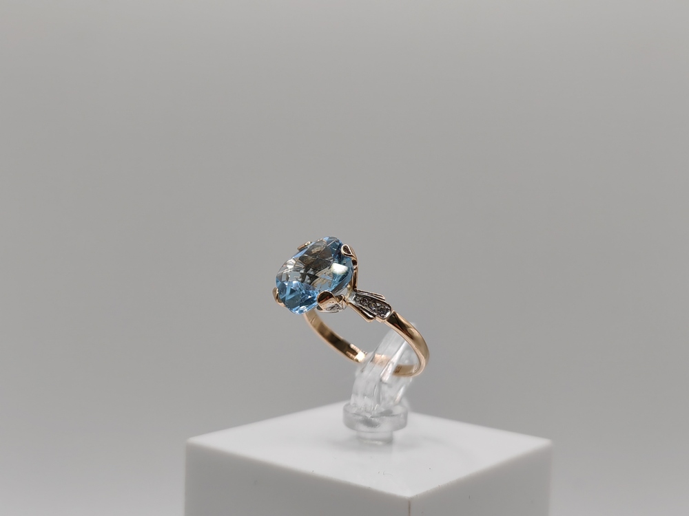 КОЛКМИ585 КОЛЬЦО С КАМНЯМИ (Au 585)