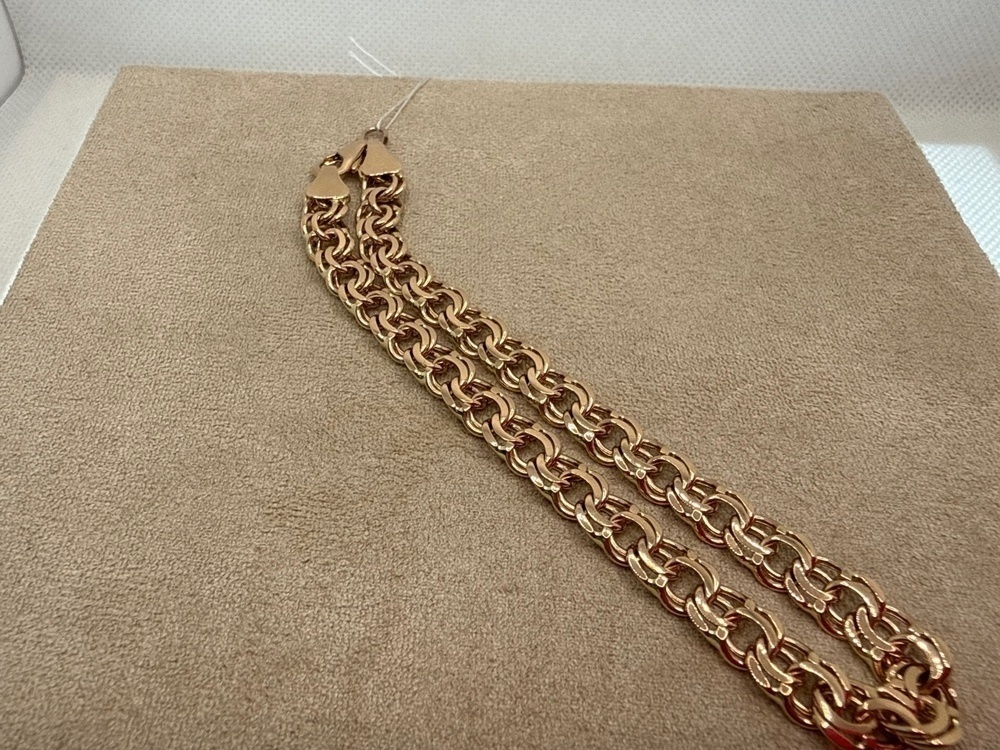 БРАСЛЕТ ПОЛНОВЕСНЫЙ Бисмарк (Au 585)