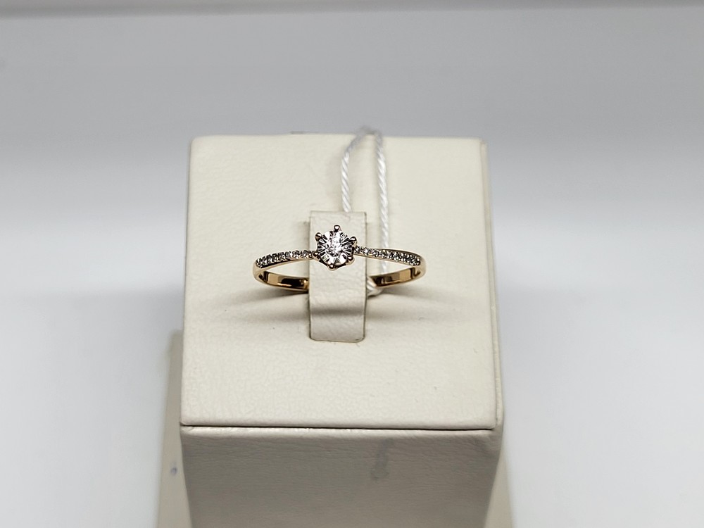 КОЛЬЦО БРИЛЛИАНТ Au 585