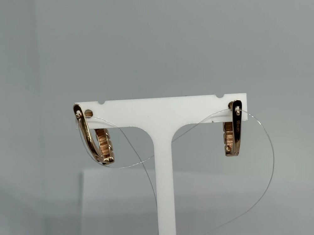 СЕРЬГИ БЕЗ КАМНЯ (Au 585)