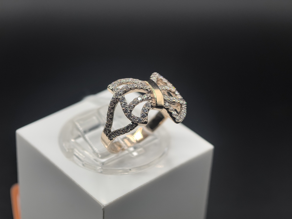 КОЛКМИ585 КОЛЬЦО С КАМНЯМИ (Au 585)