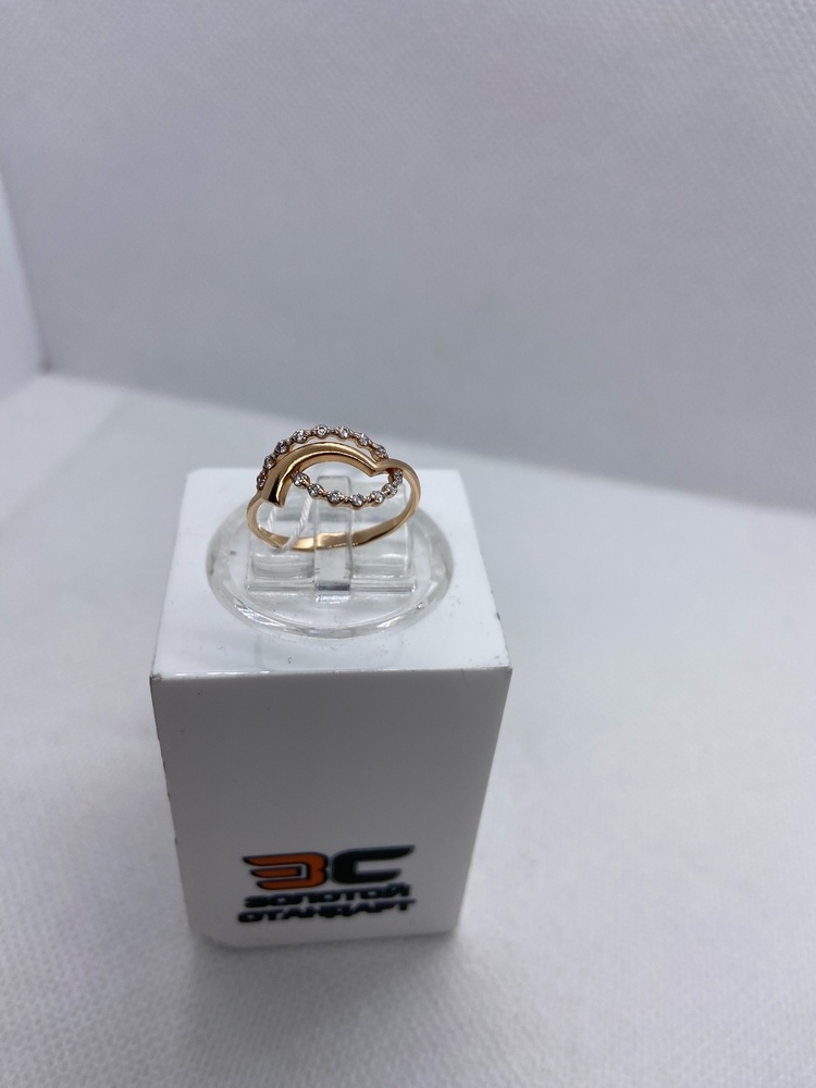 КОЛКМИ585 КОЛЬЦО С КАМНЯМИ (Au 585)