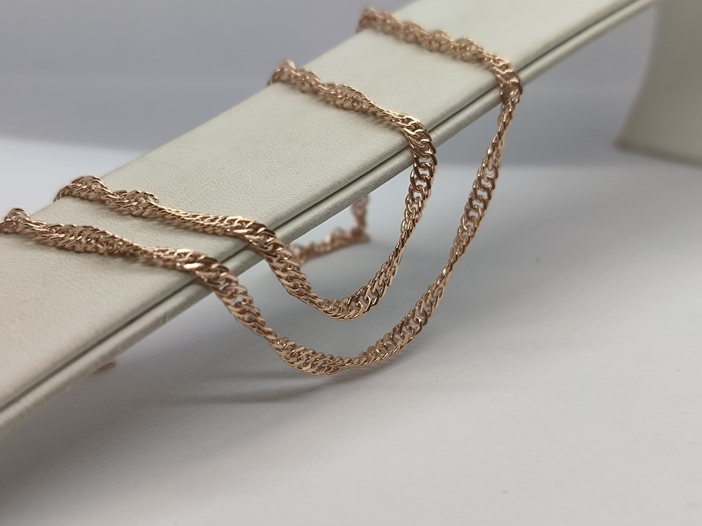 ЦЛСИ585 ЦЕПЬ ПОЛНОВЕСНАЯ Сингапур (Au 585)