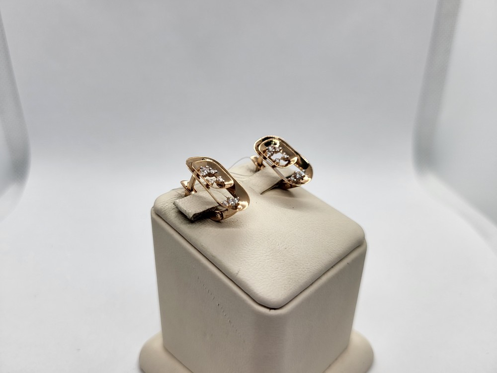 СЕРЬГИ С КАМНЯМИ (Au 585)