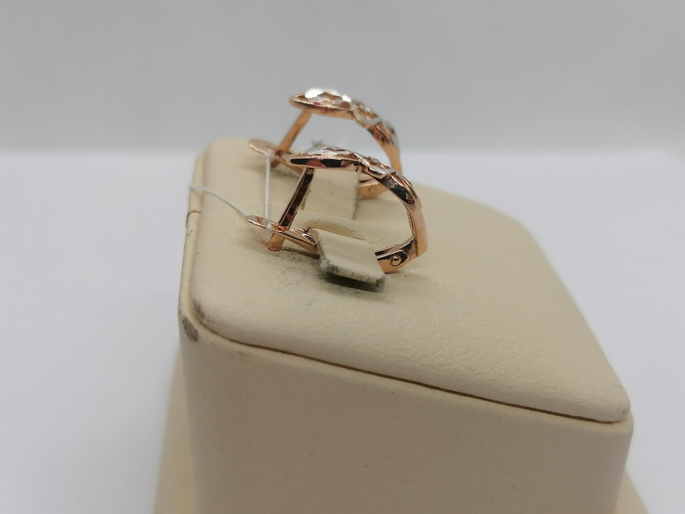 СЕРЬГИ БЕЗ КАМНЯ (Au 585)