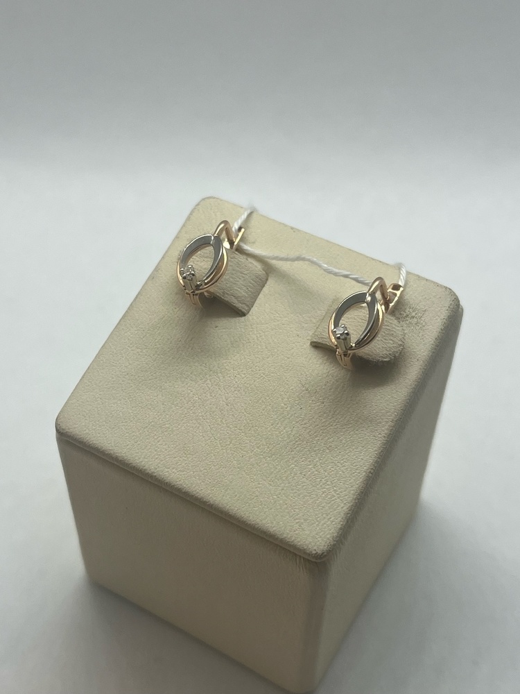 СЕРЬГИ С КАМНЕМ (Au 585)