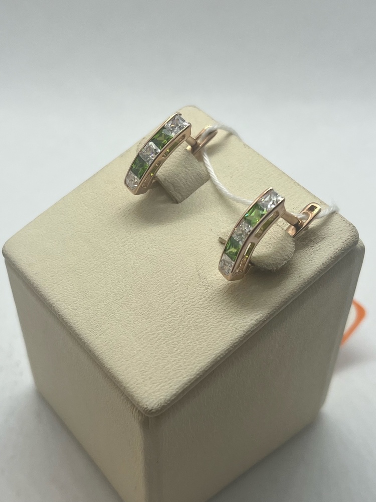 СЕРЬГИ С КАМНЯМИ (Au 585)