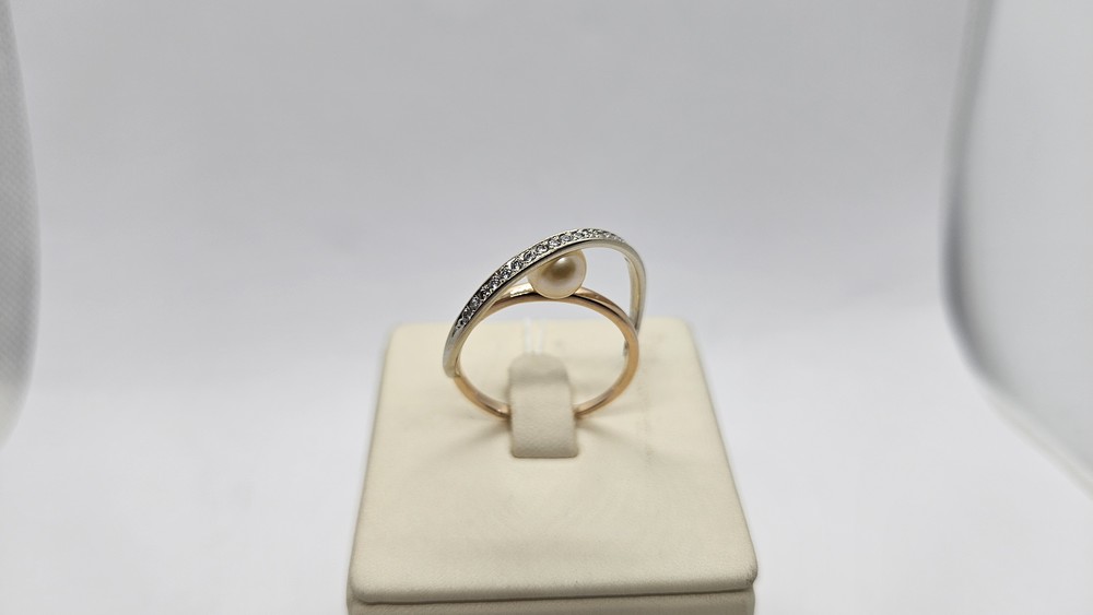 КОЛЬЦО С КАМНЯМИ (Au 585)