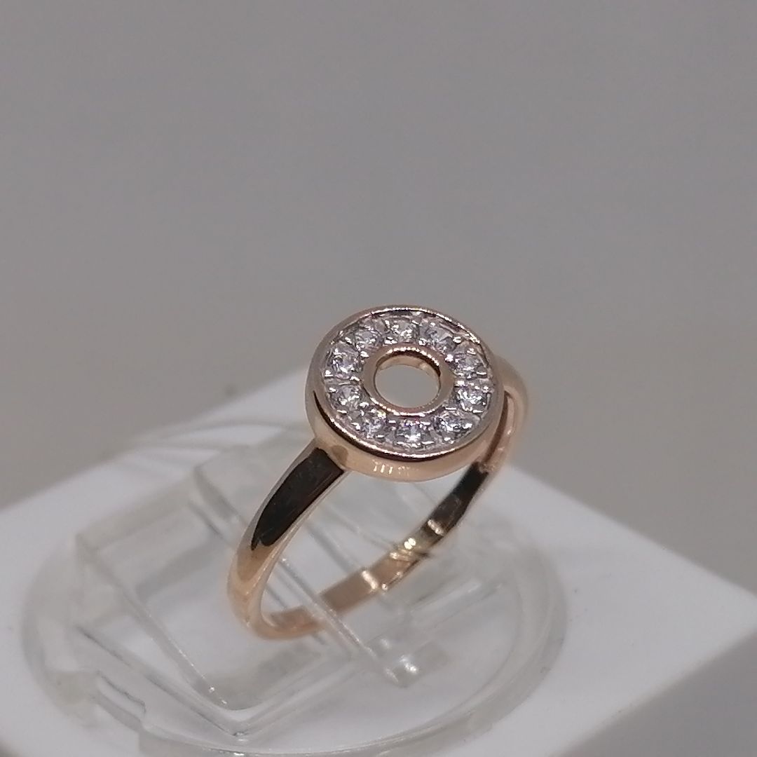 018779 КОЛЬЦО С КАМНЯМИ (Au 585)