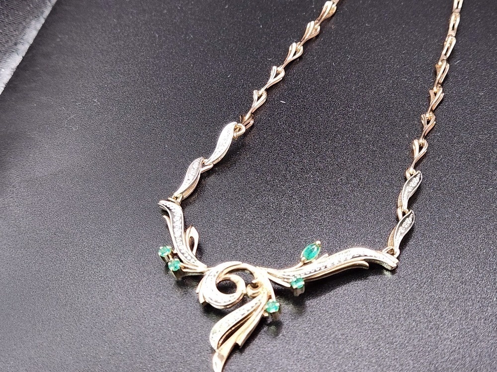 КОЛЬЕ БРИЛЛИАНТ Au 585