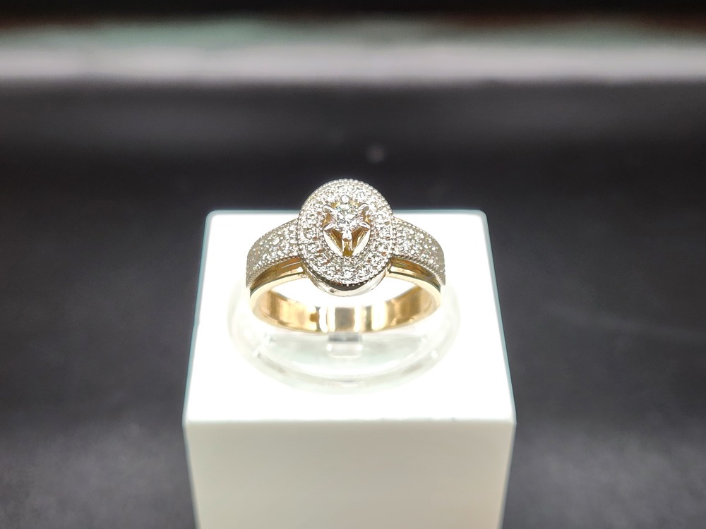 КОЛЬЦО БРИЛЛИАНТ Au 585