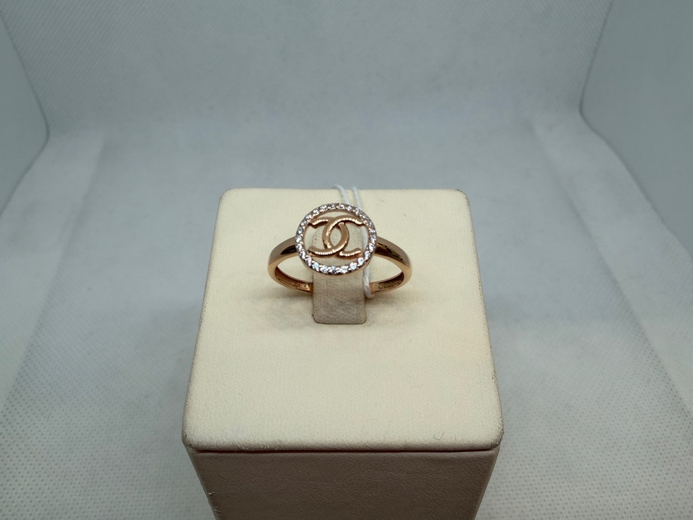 КОЛКМИ585 КОЛЬЦО С КАМНЯМИ (Au 585)