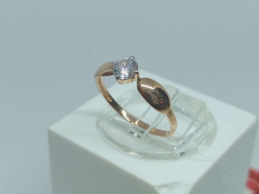 КОЛЬЦО С КАМНЕМ (Au 585)