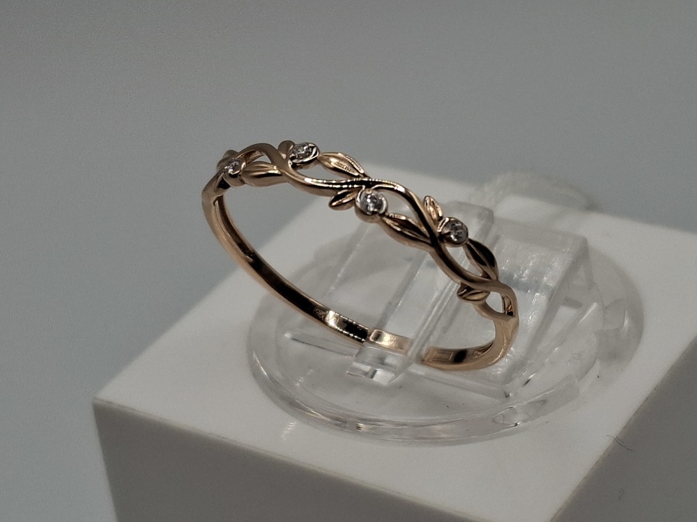 КОЛКМИ585 КОЛЬЦО С КАМНЯМИ (Au 585)