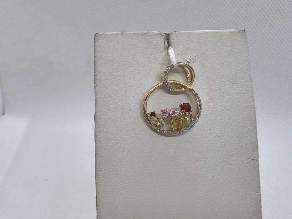 ПОДВЕСКА С КАМНЯМИ (Au 585)