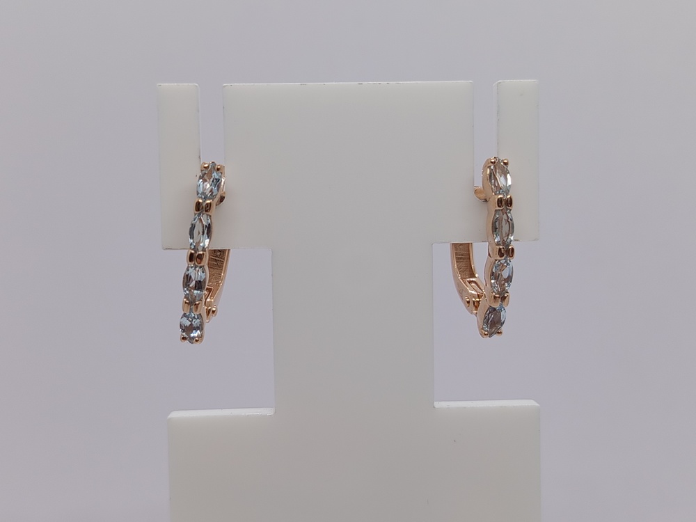 СЕРЬГИ С КАМНЯМИ (Au 585)