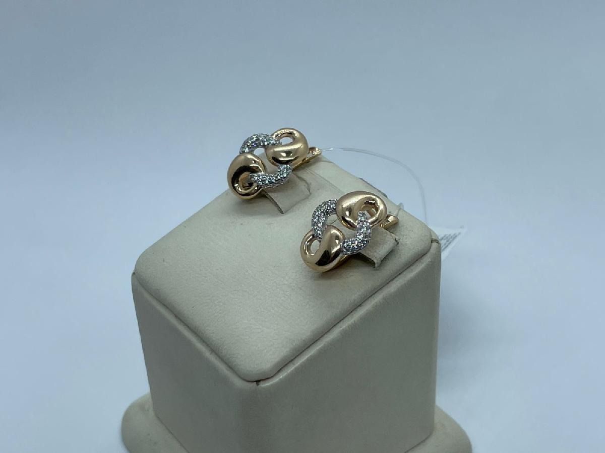 СЕРЬГИ С КАМНЯМИ (Au 585)