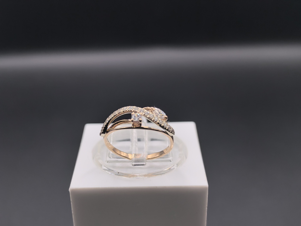 КОЛКМИ585 КОЛЬЦО С КАМНЯМИ (Au 585)