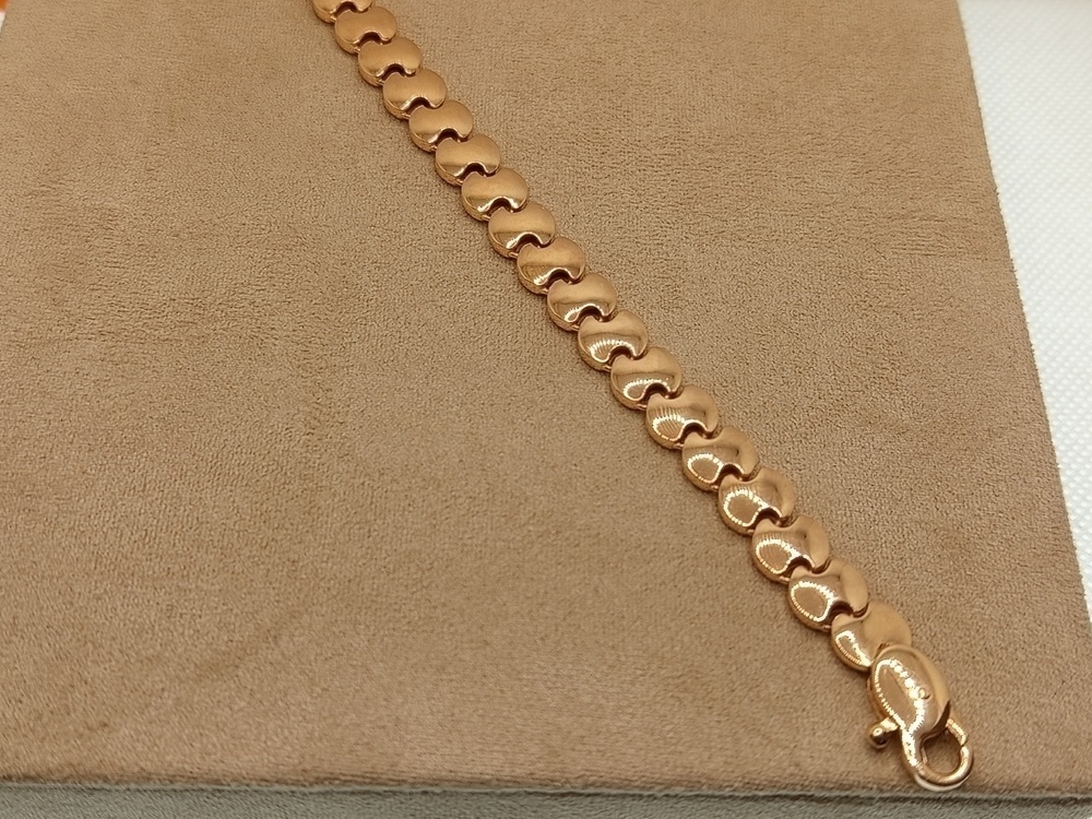 БРАСЛЕТ ПУСТОТЕЛЫЙ Фантазия Au 585