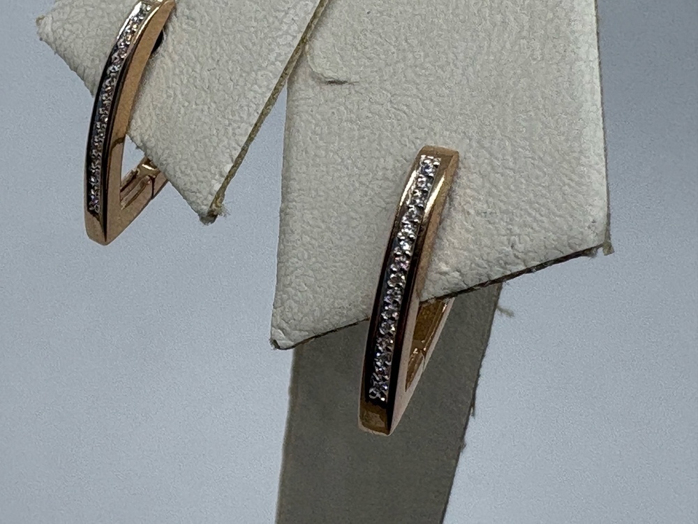 СЕРЬГИ С КАМНЯМИ (Au 585)