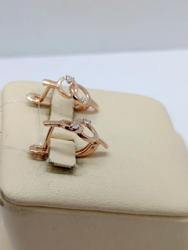 СЕРЬГИ С КАМНЯМИ (Au 585)