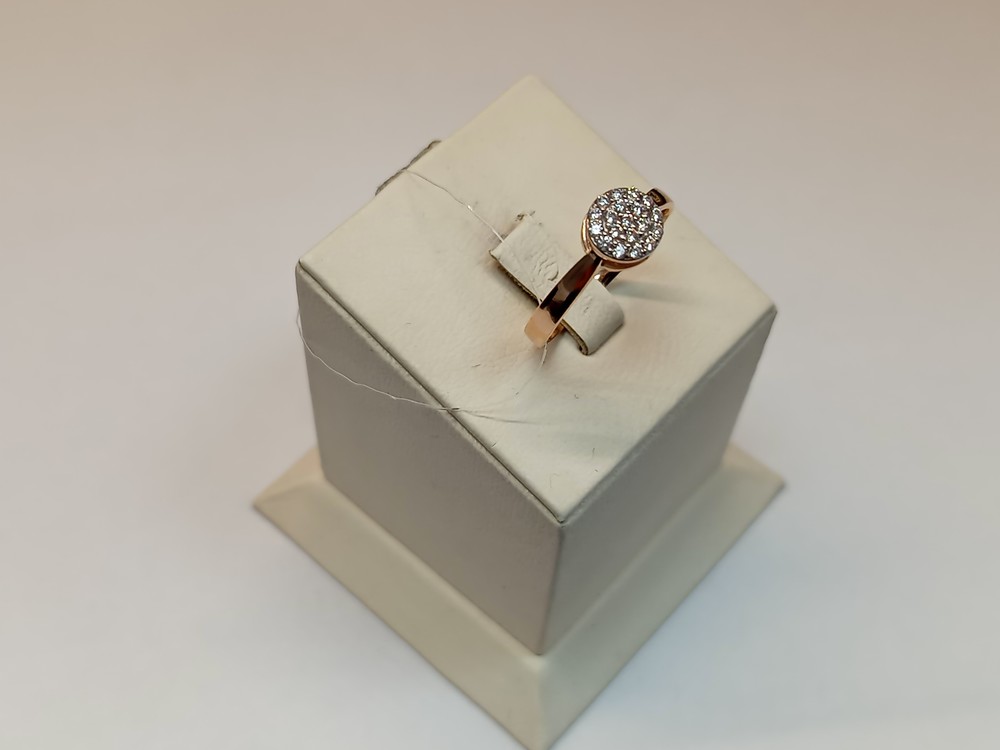 КОЛЬЦО С КАМНЯМИ (Au 585)