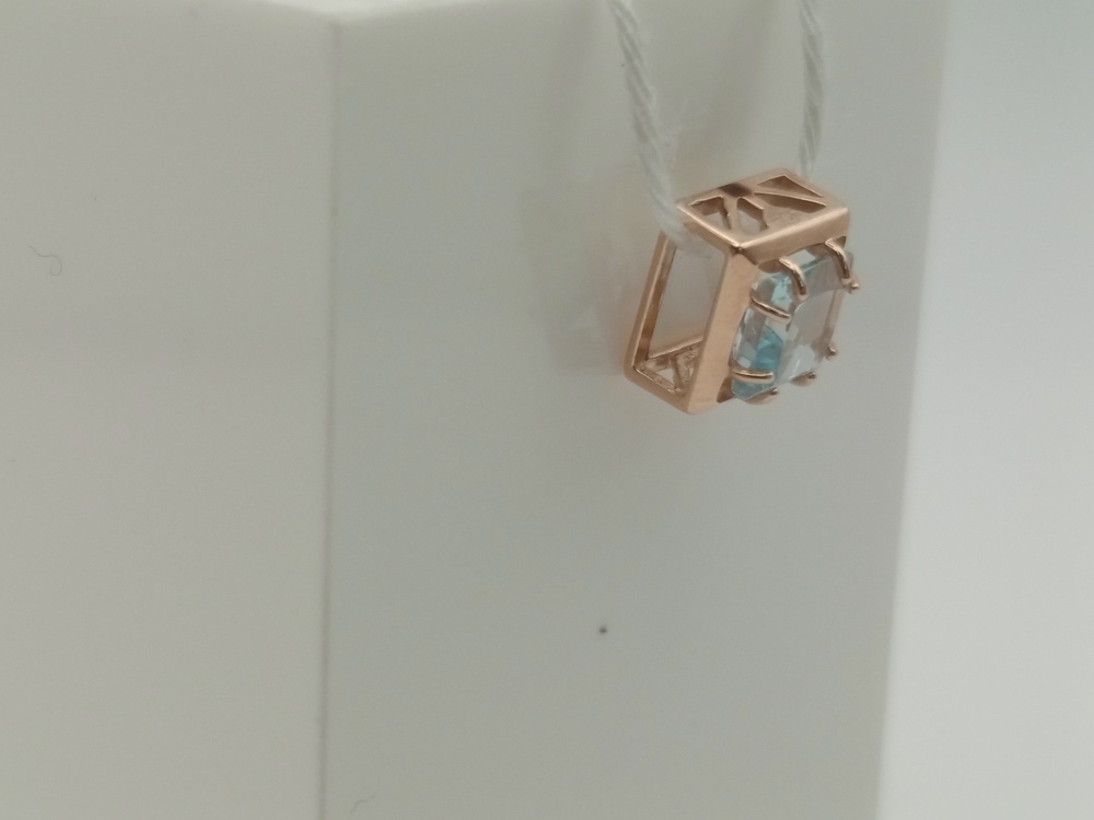 ПОДКМ585 ПОДВЕСКА С КАМНЕМ (Au 585)