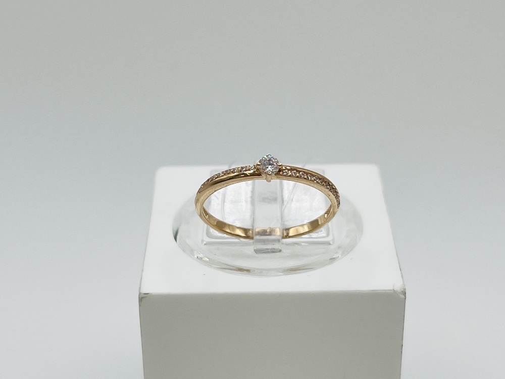 КОЛЬЦО С КАМНЯМИ (Au 585)