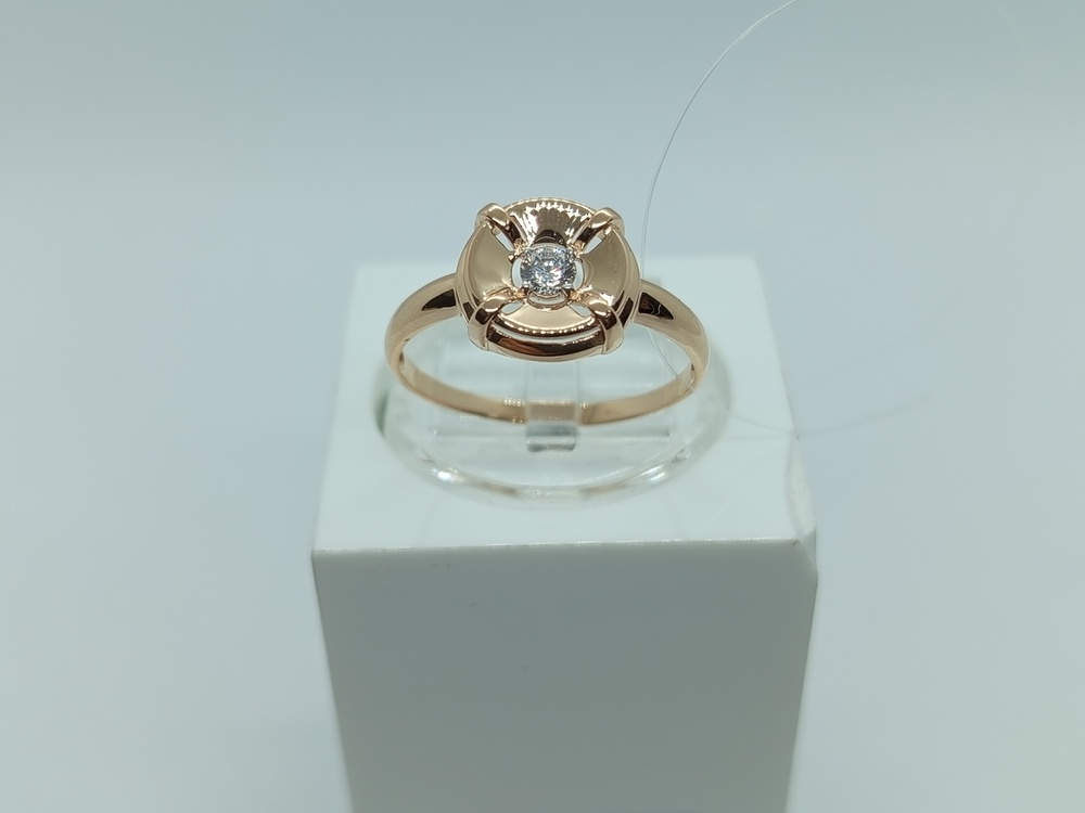 КОЛЬЦО С КАМНЕМ (Au 585)