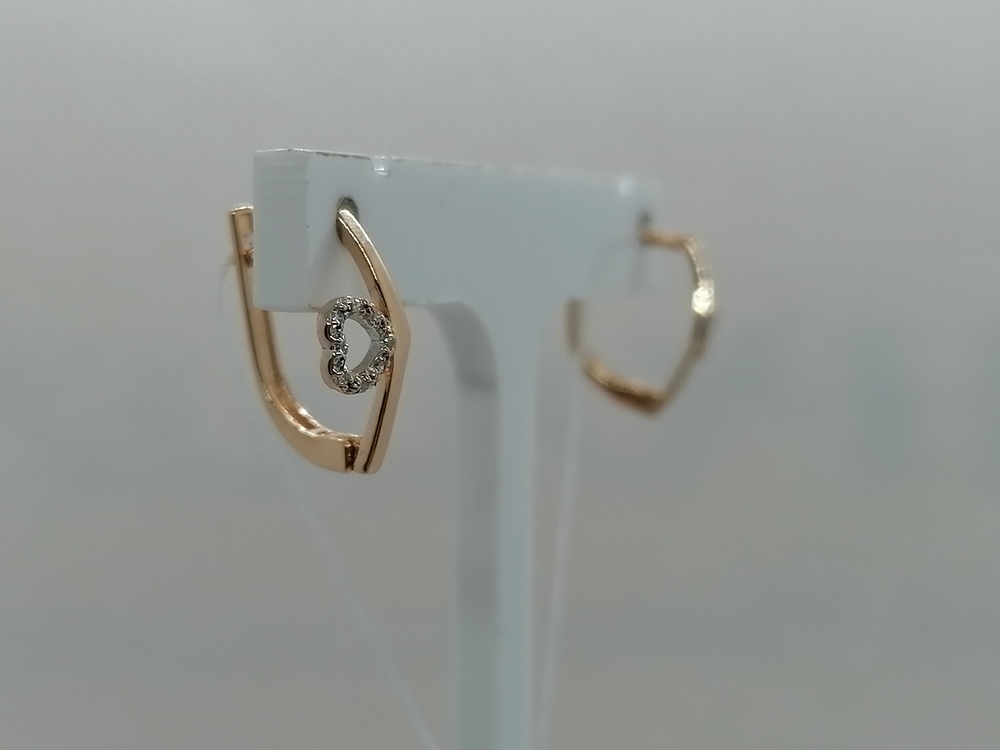 СЕРЬГИ С КАМНЯМИ (Au 585)