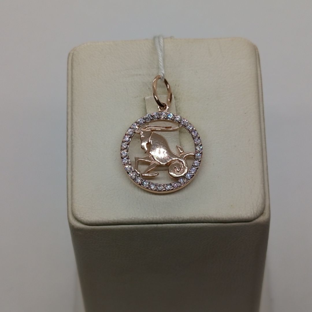 ПОДВЕСКА ЗНАК ЗОДИАКА КОЗЕРОГ Au 585