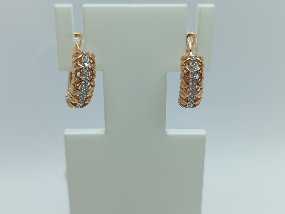 СЕРЬГИ С КАМНЯМИ (Au 585)