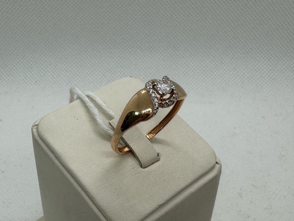 КОЛКМИ585 КОЛЬЦО С КАМНЯМИ (Au 585)