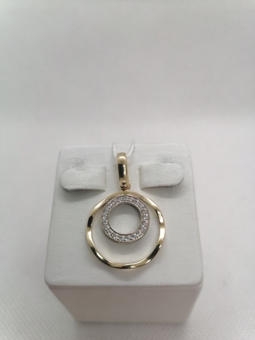 ПОДВЕСКА С КАМНЯМИ (Au 585)