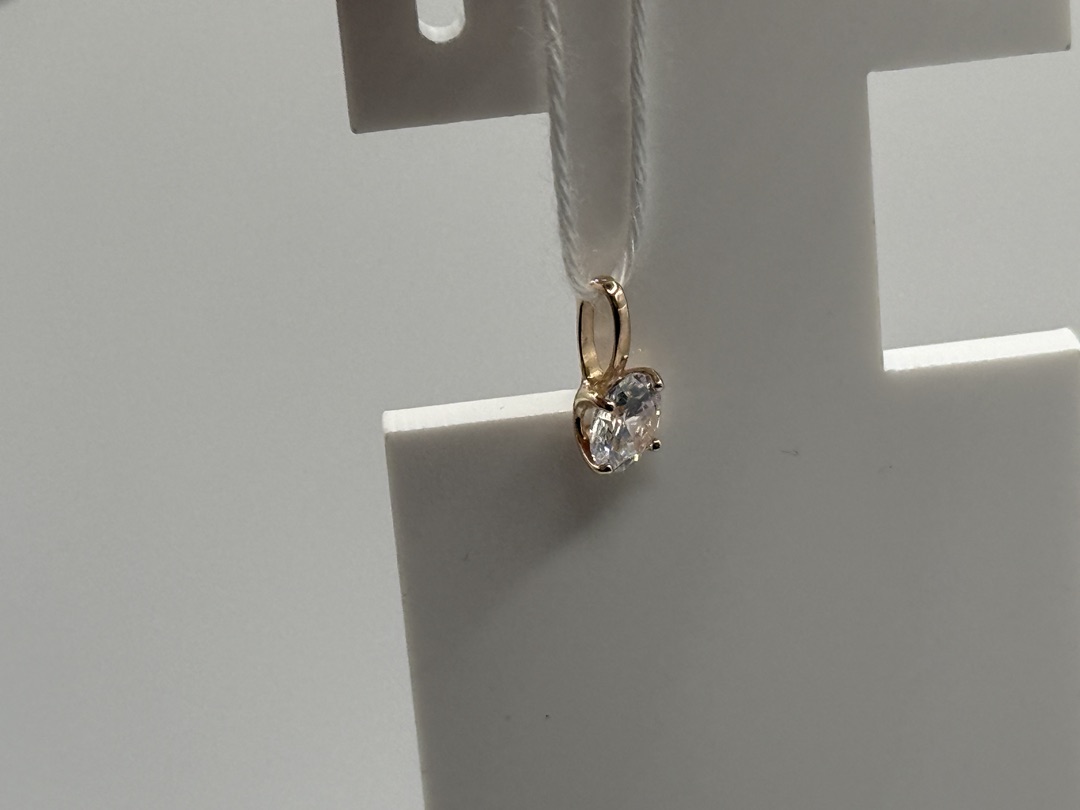 ПОДКМ585 ПОДВЕСКА С КАМНЕМ (Au 585)