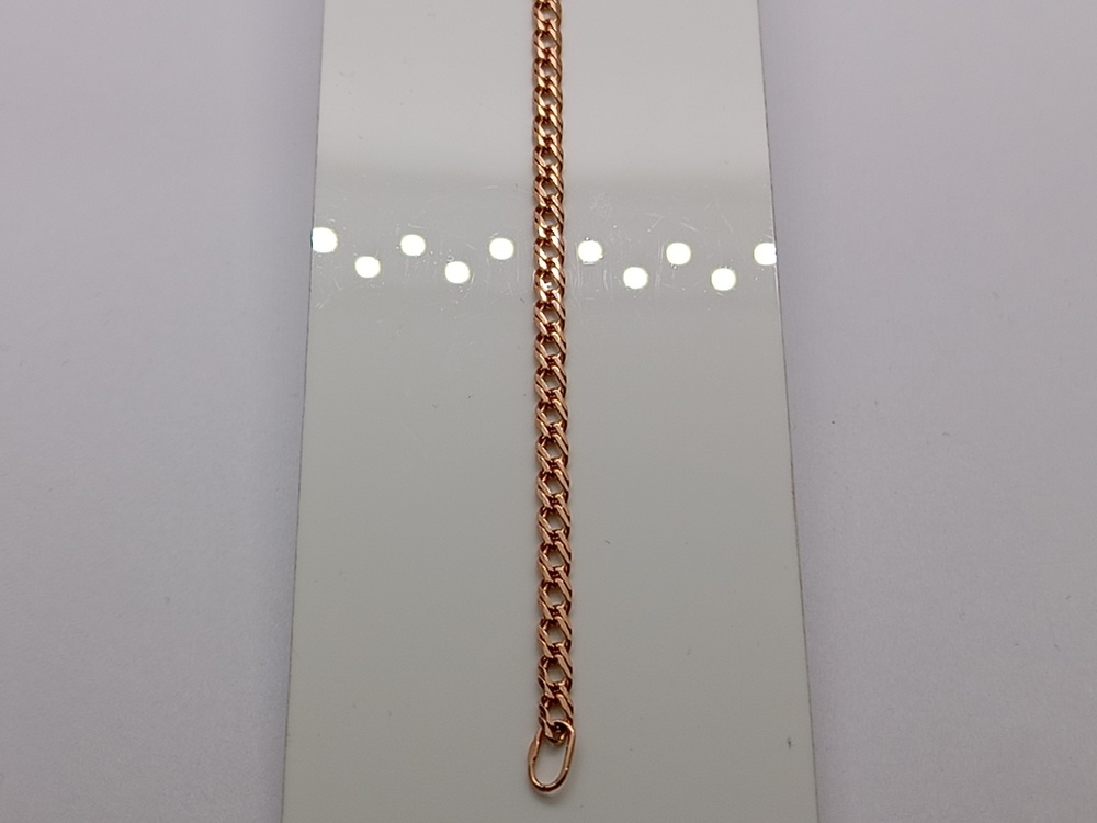 БРАСЛЕТ ПОЛНОВЕСНЫЙ Ромб двойной Au 585