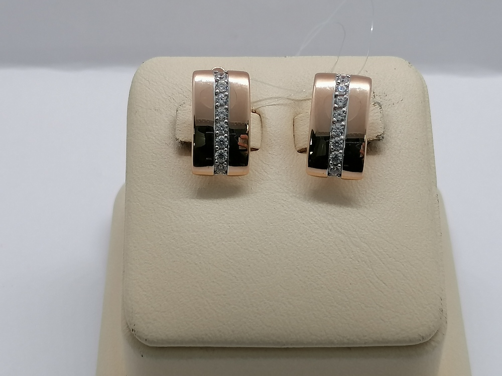 08-217849 СЕРЬГИ С КАМНЯМИ (Au 585)