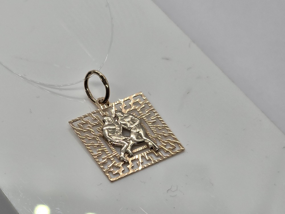 ПОДВЕСКА ЗНАК ЗОДИАКА БЛИЗНЕЦЫ (Au 585)