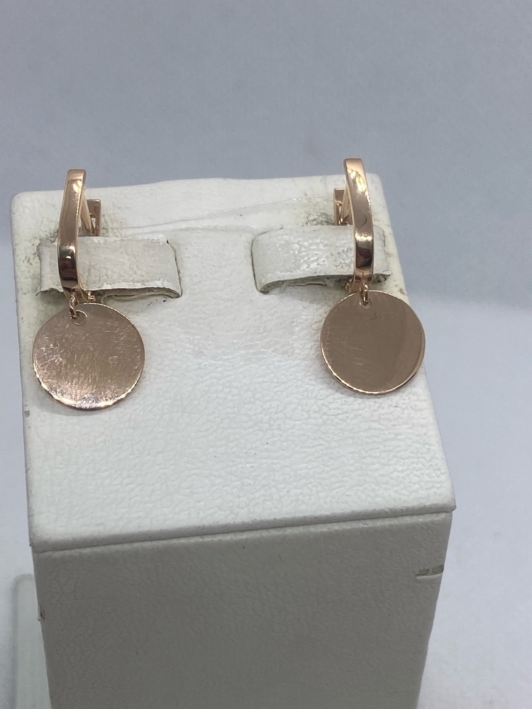 СЕРЬГИ БЕЗ КАМНЯ (Au 585)