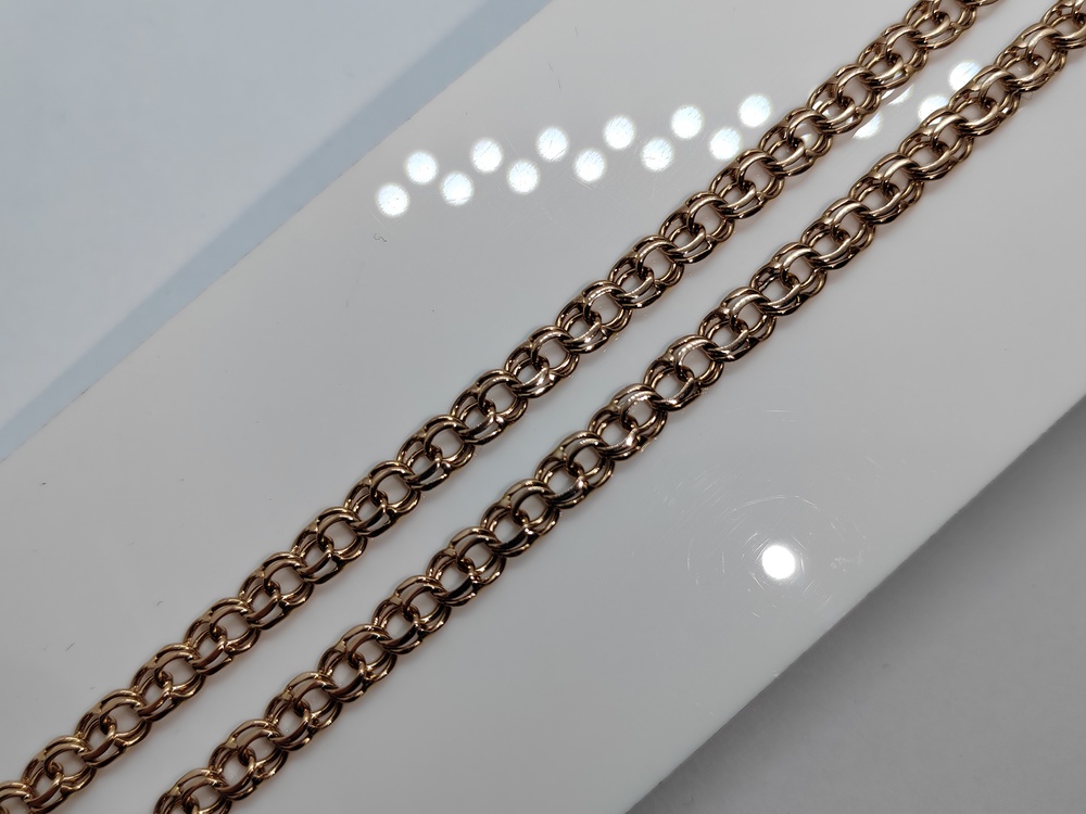 ЦЕПЬ ПОЛНОВЕСНАЯ Бисмарк (Au 585)