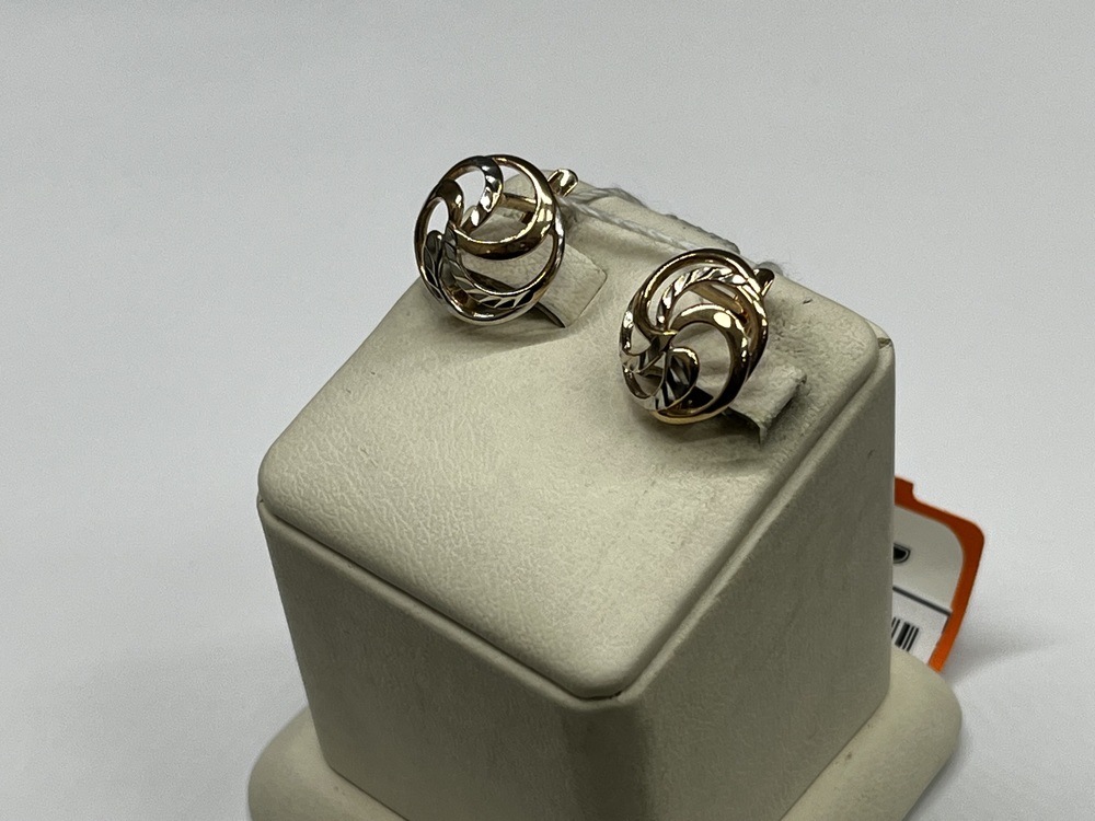 СЕРЬГИ БЕЗ КАМНЯ (Au 585)