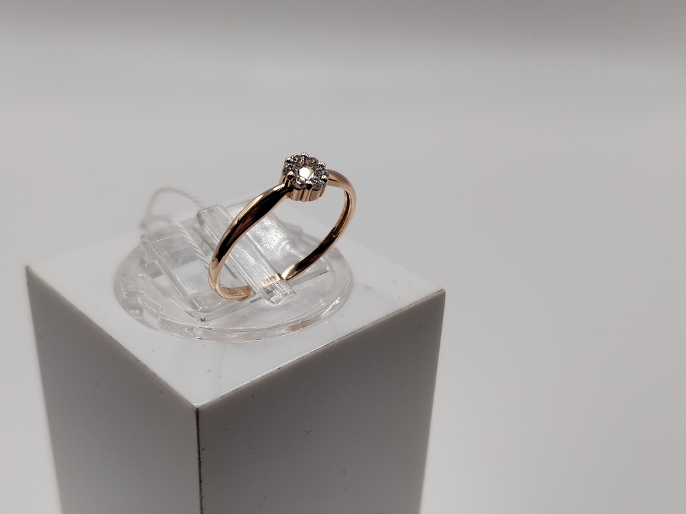 КОЛКМИ585 КОЛЬЦО С КАМНЯМИ (Au 585)