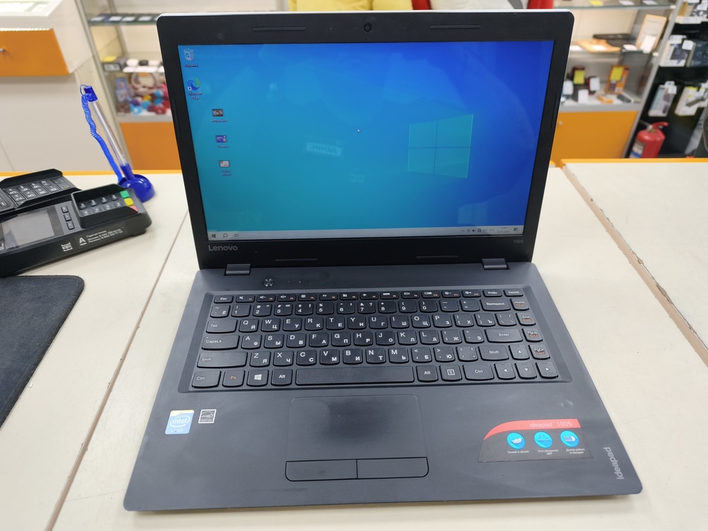 Ноутбук Lenovo 100s; Celeron N3050, HD Graphics, 2 Гб, 64 Гб, Нет